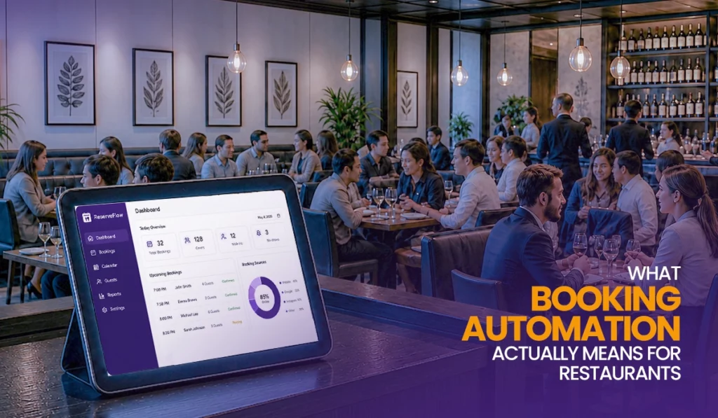 What Booking Automation Actually Means for Restaurants